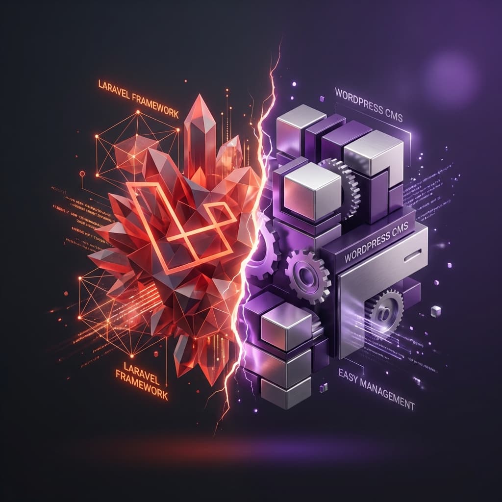 Laravel vs WordPress: Mana yang Paling Tepat untuk Bisnis Anda?